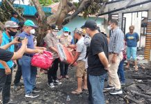 Bupati Sam Sachrul Mamonto Serahkan Bantuan Korban Kebakaran Desa Kotabunan Barat Bupati Boltim Sam Sachrul Mamonto