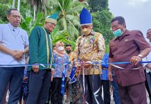 Peresmian Jalan Desa Jiko Belanga, Bupati Sam Sachrul Mamonto: Ini janji tahun 2015 Jalan Desa Jiko Belanga