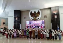 Rita Dondokambey-Tamuntuan Lantik Seska Ervina Mamonto-Budiman Sebagai Bunda Literasi Kabupaten Boltim Pelantikan Bunda Literasi se Provinsi Sulut