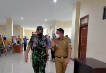 Bupati Sam Sachrul Mamonto Sambut Kunjungan Danrem 131/Santiago