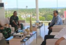 Bupati Sam Sachrul Mamonto Sambut Kunjungan Danyon Armed 19/105 Tarik Bogani