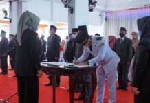 Walikota Kotamobagu Tatong Bara Pimpin Pelantikan Jabatan
