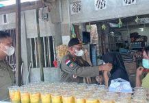 Satpol PP Boltim Gelar Operasi Masker, Puluhan Warga Terjaring