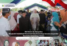 Wali Kota Hadiri Halal Bi Halal di Kecamatan Kotamobagu Timur dan Selatan