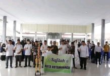 Pemkot Kotamobagu Lepas Khafilah Kotamobagu, Nayodo: Berharap Bisa Juara di MTQ tingkat Provinsi
