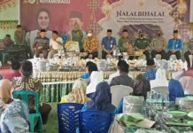 Wali Kota Tatong Bara Hadiri Halal Bi Halal Kecamatan Kotamobagu Utara dan Barat
