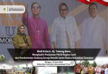 Wali Kota Hadiri Peresmian PAUD Regina Caeli dan Pemberkatan Gereja Katolik Santo Paulus