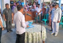 Lantik Pjs Sangadi Modayag III, Bupati SSM: Pemimpin Harus Berkata Jujur