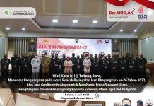 Wali Kota Tatong Bara Terima Penghargaan Kapolda Sulut