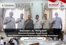 Wali Kota Tatong Bara Terima Kunjungan Presidium KAHMI Kotamobagu