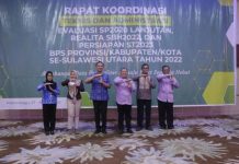 Mewakili Wali Kota, Sekda Kotamobagu Buka Rakor BPS Provinsi Sulut