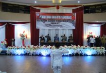 Bupati SSM Kukuhkan Paskibraka Boltim 2022