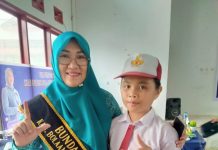 Siswi SD Negeri 1 Bangunan Wuwuk Dapat Penghargaan, Begini Penyampaian Bunda Literasi