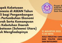 Bupati SSM Jadi Narasumber Seminar Ekonomi ASEAN