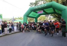 Wali Kota Tatong Bara Lepas Peserta Lomba Lari Kodim 1303/Bolmong