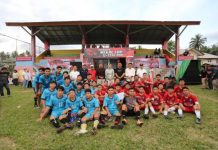 Wali Kota Tatong Bara Buka Open Turnamen Sepak Bola Mekal Cup U-17 BMR
