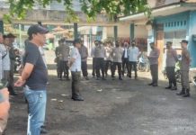 Pemagaran dan Penutupan Pasar, Pemkot Kotamobagu bersama TNI-Polri Gelar Apel Pengamanan