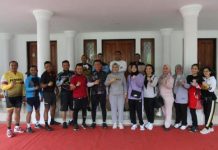 Wali Kota Tatong Bara Sambut Kunjungan Jenderal Bintang Satu