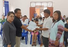 Dinas Dukcapil Lakukan Pencetakan Pencatatan Sipil 19 Pasangan di Kecamatan Mooat