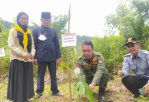 Pemkab Boltim bersama KMPA Maleo dan Resort Kehidupan Gelar Penghijauan di Danau Mooat