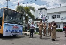 Pemkot Kotamobagu Luncurkan Program Bus Gratis Bus Gratis Kotamobagu