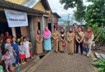 Dinas P3A Dampingi Anak-anak Korban Kebakaran Kelurahan Biga