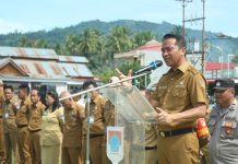 Pimpin Apel Kerja di Dua Kecamatan, Bupati SSM Tegaskan Ini Bupati Boltim Sam Sachrul Mamonto