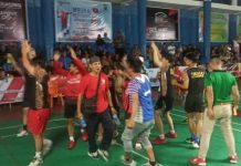 Atlet Beregu Putra Badminton Kotamobagu Raih Emas