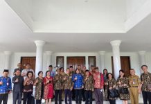 Walikota Tatong Bara Sambut Kunjungan BKSAUB