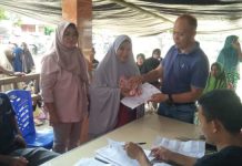 Ratusan KPM di Dua Kacamata Terima Bantuan Kemensos