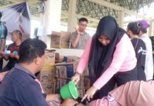 Gelar Pasar Murah, Ketua TP-PKK Boltim Sampaikan Ini