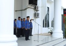 Sekda Boltim Pimpin Upacara Bela Negara