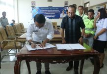 Bupati SSM bersama Presiden Direktur JRBM Tandatangani NPHD