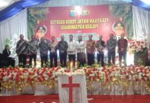 Wakil Walikota Hadiri Perayaan Natal di Polres Kotamobagu