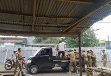 Dinas Satpol-PP Tertibkan Pedagang Eks Pasar Serasi