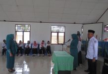 Lantik Ketua dan Pengurus Kecamatan Motongkad, Mama Icat: Jaga Kekompakan