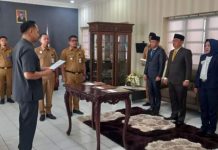 Sekda Kotamobagu Sofyan Mokoginta Lantik Tiga Pejabat, Simak Selengkapnya