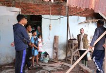 Wali Kota Tatong Bara Salurkan Bantuan Korban Bencana Alam Manado