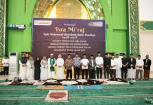 Peringati Isra Miraj, Wali Kota Tatong Bara Sampaikan Ini