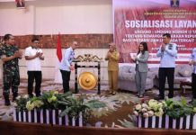 Wali Kota Tatong Bara Hadiri Sosialisasi Layanan Kewarganegaraan