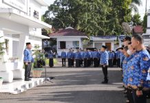 Sekda Kotamobagu Pimpin Apel Korpri, Ingatkan ASN BerAKHLAK