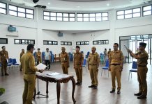 Bupati SSM Lantik Pejabat Eselon III Pelantikan Eselon III