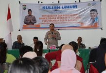 Kapolres Beru Kuliah Umum di STIE Widya Dharma