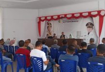 Sekda Pimpinan Rapat Perayaan HUT Kotamobagu