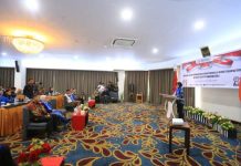 Wali Kota Tatong Bara Hadiri Sosialisasi Pengawasan Pemilu Partisipatif