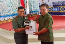 Wawali Nayodo Koerniawan Sambut Kunjungan Danrem 131/Santiago Brigjen TNI Wakhyono