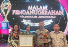 Kotamobagu Raih KLA Kategori Nindya 2023