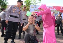 53 Personil Polres Kotamobagu Naik Pangkat, AKBP Dasveri Abdi: Jaga Marwah Polri Naik Pangkat