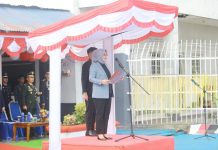 Wali Kota Tatong Bara Irup Upacara Pemberian Remisi HUT RI