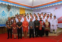 Tatong – Nayodo Hadiri Malam Resepsi HUT RI